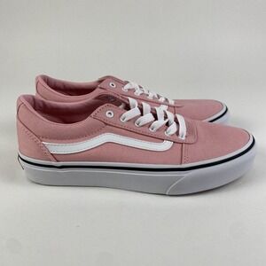 Vans Ward Canvas Sneakers Powder Pink Youth‎ Size 6 Brand New